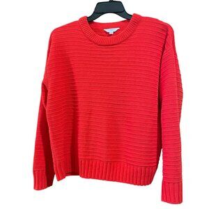 Women's Chenille Pullover, Time & Tru XL (16-18), Red Fire, NWT